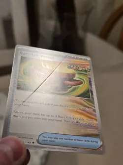Pokemon TCG Error card x 2 (ROLLER MARK, same pack) Earthen Vessel, MISPRINT - Image 1