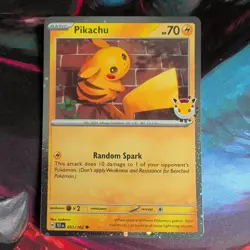 Pikachu - Pokemon Day 2026 - Stamped Promo Card - Pokemon TCG - Image 1