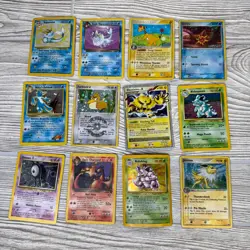Vintage Lot of Pokemon Cards, Most from 2004 or Earlier, All in BAD CONDITION! - Image 5