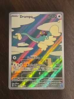 Pokemon Drampa 184/162 SV05 Temporal Forces Illustration Rare Full Art Holo Card - Image 1