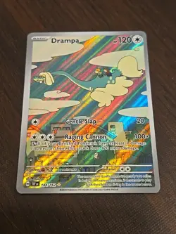 Pokemon Drampa 184/162 SV05 Temporal Forces Illustration Rare Full Art Holo Card - Image 2