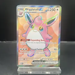 Pokemon TCG Wigglytuff EX Scarlet Violet 151 English Card 187/165 - Image 1