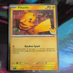 Pikachu - Pokemon Day 2026 - Stamped Promo Card - Pokemon TCG - Image 1