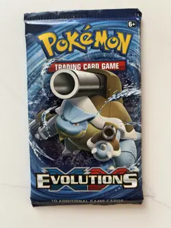Pokemon XY Evolutions Booster Trading Card Game Pack Sealed 820650801556 - Image 1