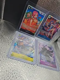 Trafalgar Law - Rebecca - Ulti - Enel SR LOT One Piece TCG- English 4 Cards - Image 3