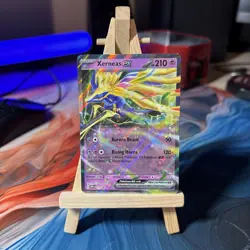 Pokemon TCG Xerneas EX Black Star Promo Holo Card SVP 179 - Image 1