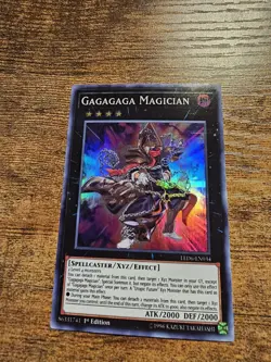 Gagagaga Magician 1st LED6-EN034 Super Rare Near Mint yugioh card - Image 1