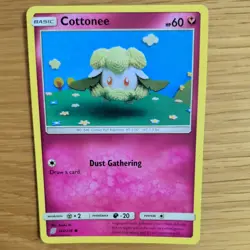 COTTONEE 143/236 POKEMON CARD (UNIFIED MINDS SET) KNITTED CROCHET ASAKO - Image 1