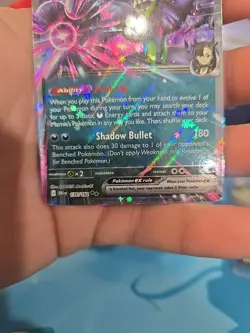 Pokemon TCG Marnie's Grimmsnarl EX 136/182 Destined Rivals Holo Card - Image 2