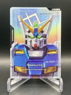 Resource R-020 C+ [Gundam NT-1] Steel Requiem Textured Foil Gundam Card Game NM - Image 1