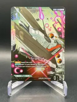 Argama (Alt Art) R+ GD02-129 Dual Impact Textured Rare Foil Gundam Card Game NM - Image 1