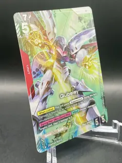 Qubeley GD02-036 LR+ Dual Impact Legend Rare Textured Foil Gundam Card Game NM/M - Image 3