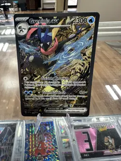 Pokemon TCG Greninja EX 132 Black Star Promo Card Near Mint Condition - Image 1