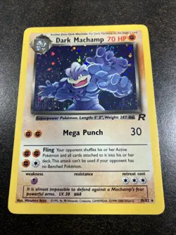 Pokemon Card TCG Dark Machamp Holo Rare Rocket Set - Image 2
