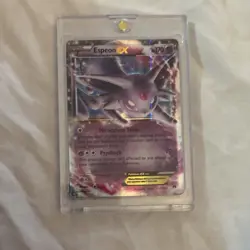 Pokemon Espeon EX Holo 52/122 Basic Psychic Card 2016 English TCG - Image 2