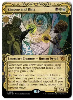 Zimone and Dina (Showcase) M March of the Machine 318 NM - Image 1