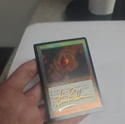 Foil MOX AMBER Retro Frame ( Steve Belledin gold shadow SIGNED ) - Image 4