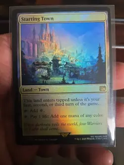 1x Starting Town NM Unplayed FIN Magic MTG Standard EDH x1 - Image 1
