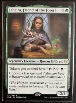 Mtg Jaheira, Friend Of The Forest CLB 237 Unplayed Baldurs Gate - Image 1