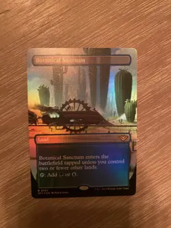 🔮 MTG: Botanical Sanctum (Borderless) Outlaws of Thunder Junction Foil - Image 1