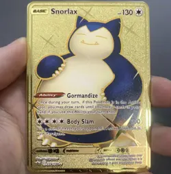 Pokemon 10000point Metal Legendary Cards VMAX Gold Card Limited for Kids Gifts** - Image 1