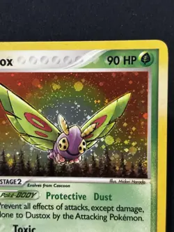 2003 Pokemon Dustox - 6/109 - Holo Rare SWIRL EX Ruby and Sapphire Vintage - Image 5