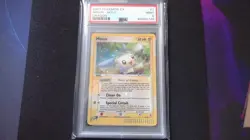 2003 POKEMON EX DRAGON #7 MINUN-HOLO PSA 9 - Image 1