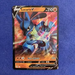 Lucario V Fusion Strike 146/264 Holo Ultra Rare Pokemon TCG - Image 1