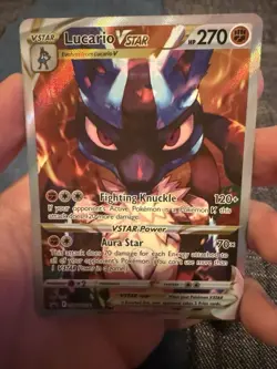 Pokemon TCG Lucario VSTAR SWSH291 Crown Zenith Promo NM - Image 1