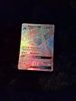Pokemon TCG Metagross GX Holo Secret Rare Card Guardians Rising 157a/145 - Image 2
