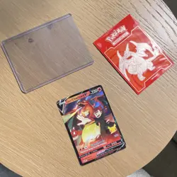 Pokemon Lance's Charizard V SWSH133 Sword & Shield Promo Holo Dragon Card 220 HP - Image 3