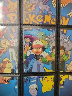 NM! BLACK Label COMPLETE Puzzle Set TV1-TV13 Topps Pokemon Series 1 TV Animation - Image 1