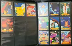 NM! BLACK Label COMPLETE Puzzle Set TV1-TV13 Topps Pokemon Series 1 TV Animation - Image 3
