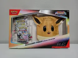 Pokemon TCG: Prismatic Evolutions Accessory Pouch Special Collection Box - Image 1