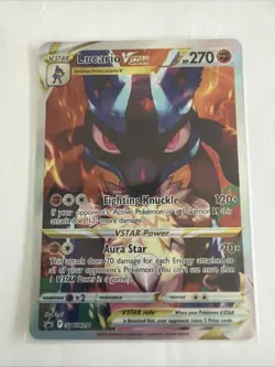 Pokemon TCG Lucario VSTAR SWSH291 Sealed Black Star Promo Crown Zenith NM - Image 1