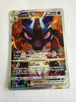 Pokemon TCG Lucario VSTAR SWSH291 Sealed Black Star Promo Crown Zenith NM - Image 2