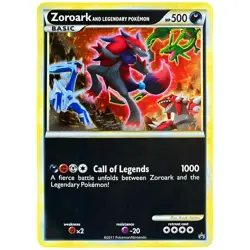 Jumbo Zoroark & Legendary Pokemon Holo Japanese Clash Summit Promo Card - Image 1
