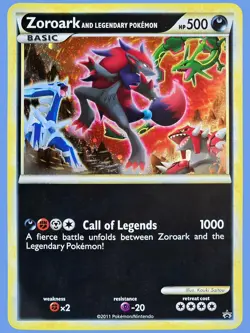Jumbo Zoroark & Legendary Pokemon Holo Japanese Clash Summit Promo Card - Image 2