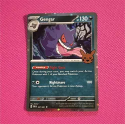 Pokemon Gengar 057/091 Regular Stage 2 Ghost Type 130 HP Card English - Image 1