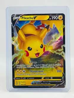 Pokemon Vivid Voltage Pikachu V Ultra Rare Full Art 043/185 - Image 1