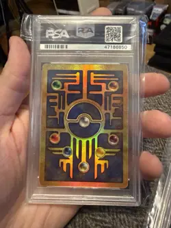 2000 Promo Pokemon 2000 Movie Ancient Mew PSA 8 NM-MT W Swirl - Image 3