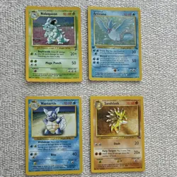 Wizards Pokemon TCG 1st Ed Base Set 2 Fossil Lot Nidoqueen Articuno Wartortle - Image 1