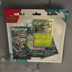 Pokemon Scarlet & Violet Journey Together Booster Pack Set Yanmega Promo 3 Packs - Image 1