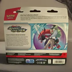 Pokemon Scarlet & Violet Journey Together Booster Pack Set Yanmega Promo 3 Packs - Image 3