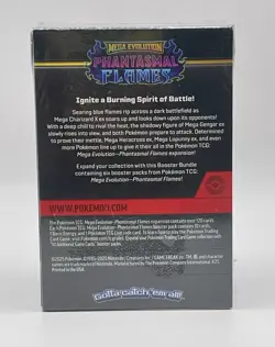 Pokemon Mega Evolution Phantasmal Flames Booster Bundle Sealed - Image 3