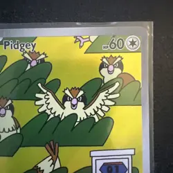 Pokemon Pidgey 207/197 Sv03: Obsidian Flames Holo Illustration Rare Full Art - Image 4