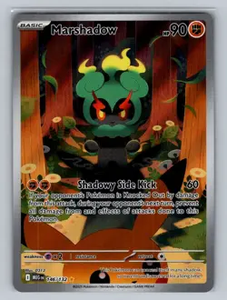 Marshadow Illustration Rare Pokemon TCG ME01: Mega Evolution 146/132 NM - Image 1
