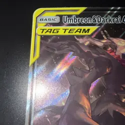 Jumbo Umbreon&Darkrai GX Tag Team Pokemon Promo #SM241 Sun And Moon LP-NM - Image 5