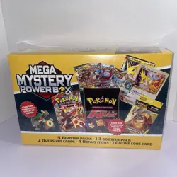 NEW! POKEMON 2025 MEGA MYSTERY POWER BOX MEIJER EXCLUSIVE - Image 1