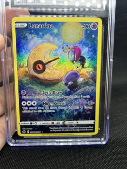 CGC 9.5 MINT Lunatone Pokemon (2023) Crown Zenith -GG11/GG70 Galarian Gallery - Image 3